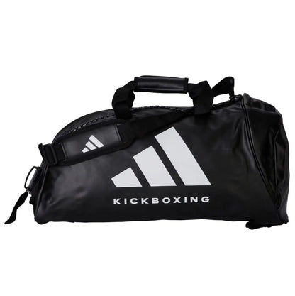 Adidas Hybrid Sporttasche 2in1 "Kickboxing" PU Schwarz/Weiß