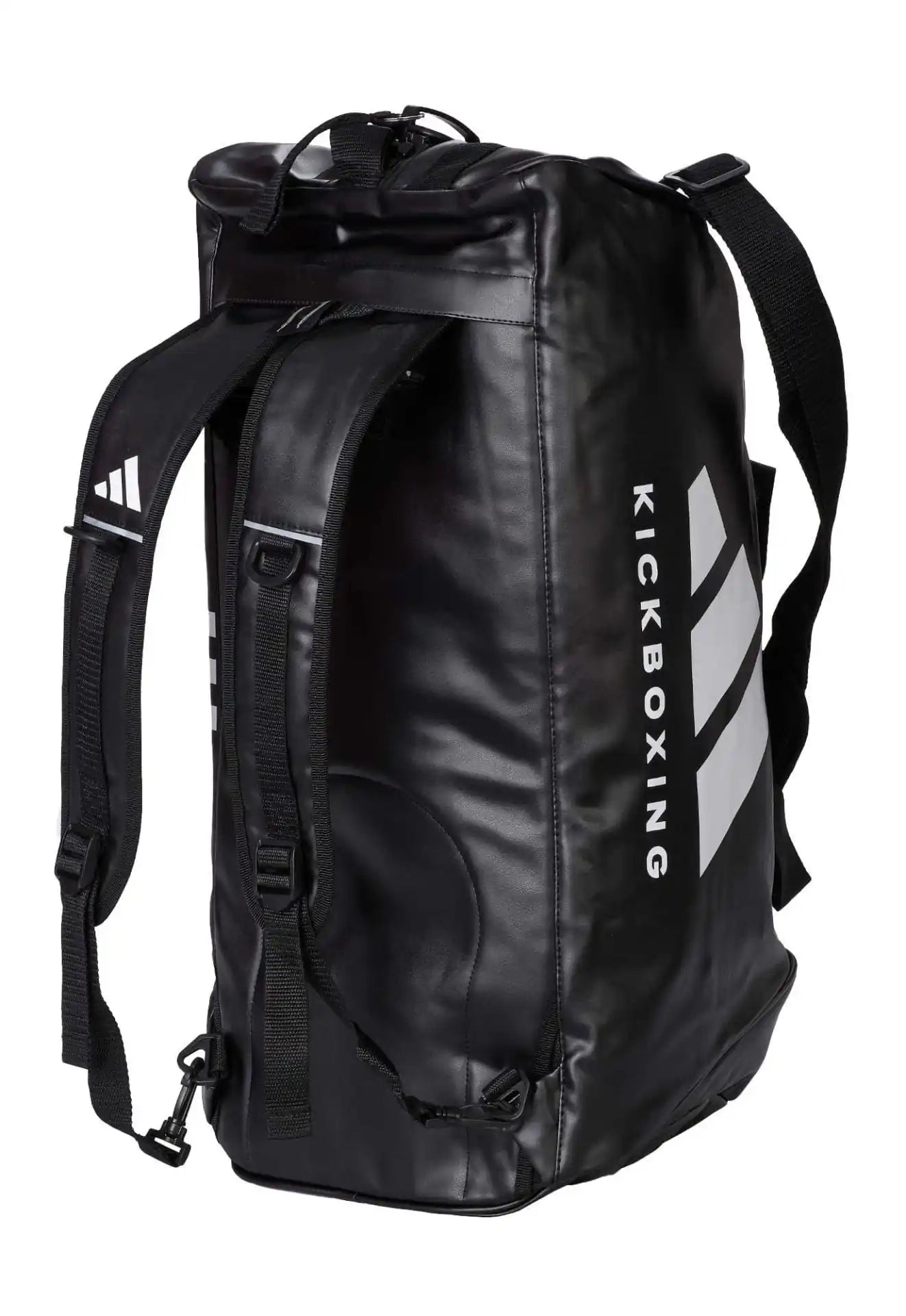 Adidas Hybrid Sporttasche 2in1 "Kickboxing" PU Schwarz/Weiß