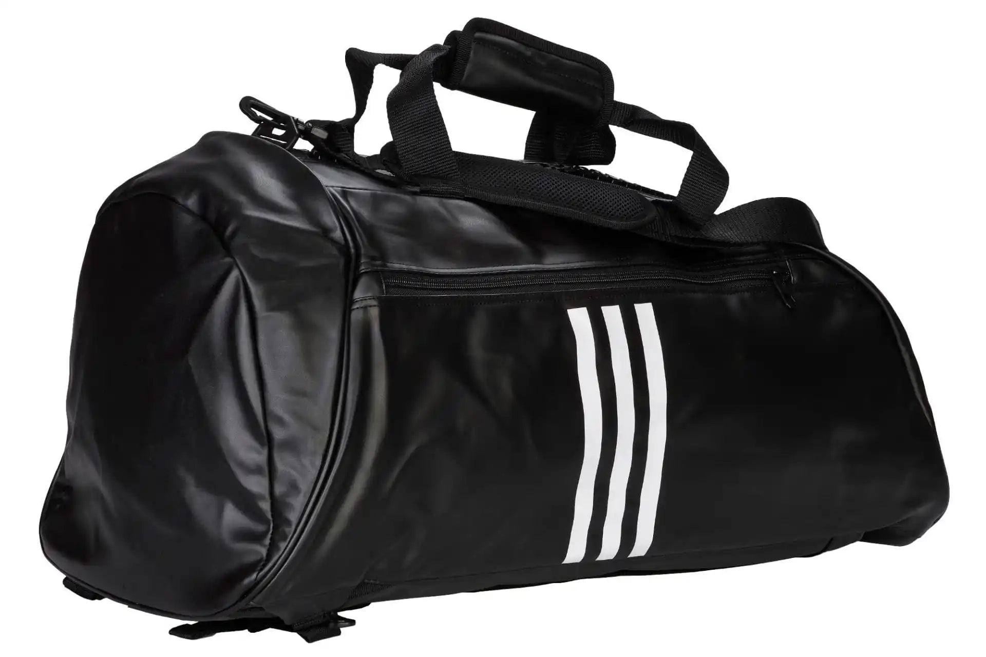Adidas Hybrid Sporttasche 2in1 "Kickboxing" PU Schwarz/Weiß