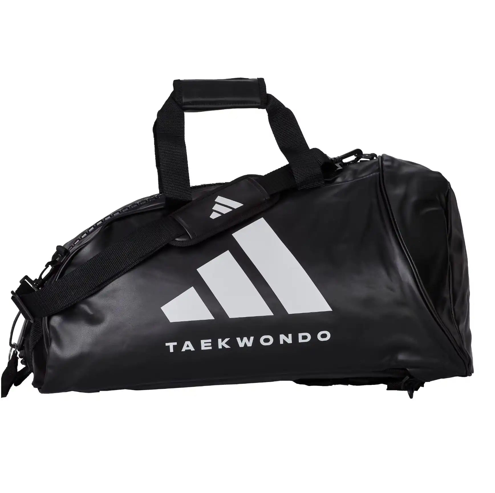 Adidas Hybrid Sporttasche 2in1 "Taekwondo" Schwarz/Weiß