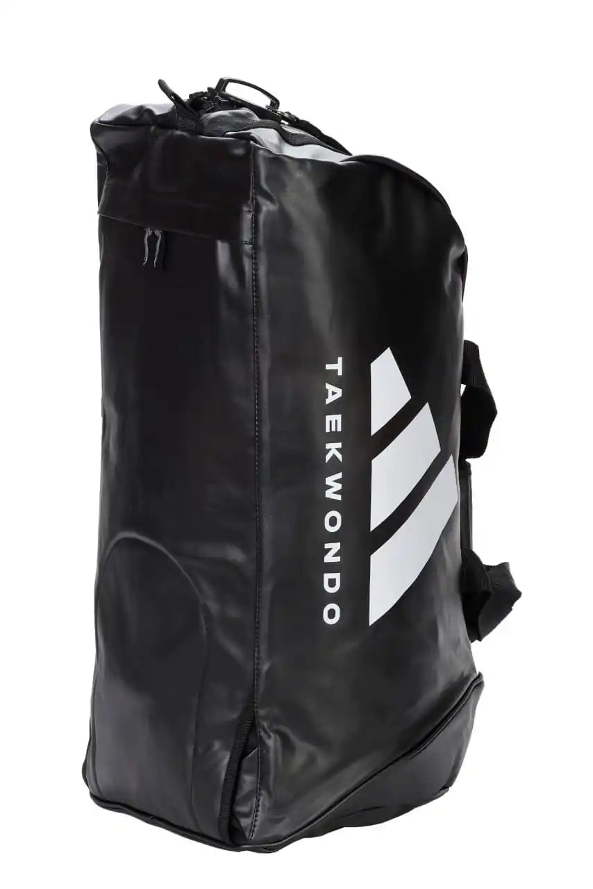 Adidas Hybrid Sporttasche 2in1 "Taekwondo" Schwarz/Weiß