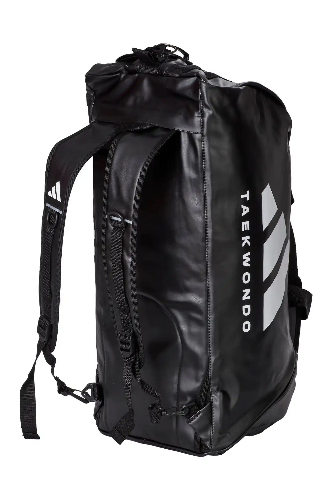 Adidas Hybrid Sporttasche 2in1 "Taekwondo" Schwarz/Weiß