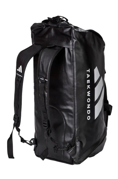 Adidas Hybrid Sporttasche 2in1 "Taekwondo" Schwarz/Weiß
