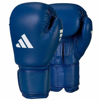Adidas IBA Wettkampf Boxhandschuhe Blau