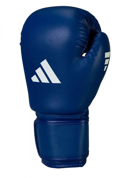 Adidas IBA Wettkampf Boxhandschuhe Blau Kaktus-Leder