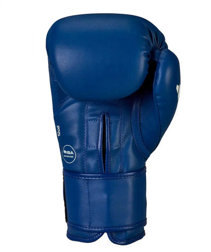 Adidas IBA Wettkampf Boxhandschuhe Blau Kaktus-Leder