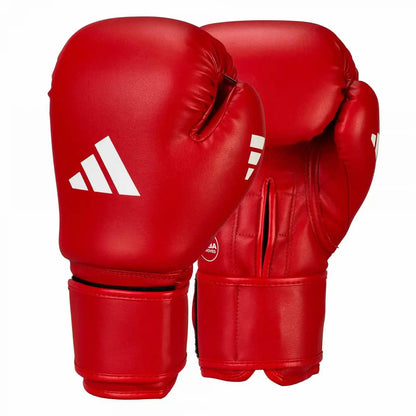 Adidas IBA Wettkampf Boxhandschuhe Rot Kaktus-Leder