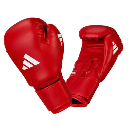 Adidas IBA Wettkampf Boxhandschuhe Rot Kaktus-Leder
