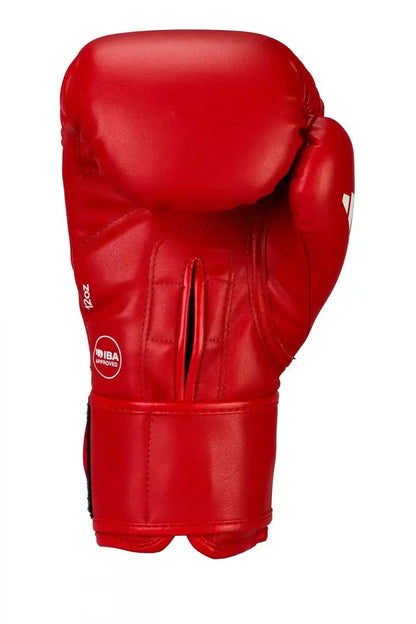 Adidas IBA Wettkampf Boxhandschuhe Rot Kaktus-Leder
