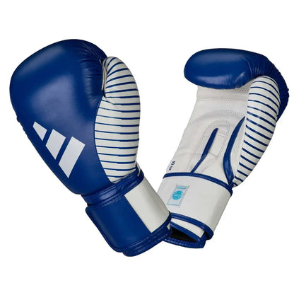 Adidas Kickboxing Wettkampf Boxhandschuhe 10oz Blau/Weiß