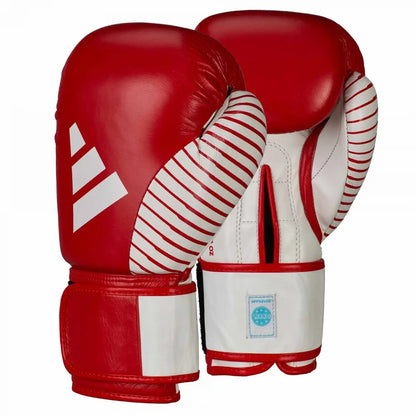 Adidas Kickboxing Wettkampf Boxhandschuhe 10oz Rot/Weiß