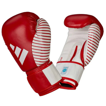 Adidas Kickboxing Wettkampf Boxhandschuhe 10oz Rot/Weiß