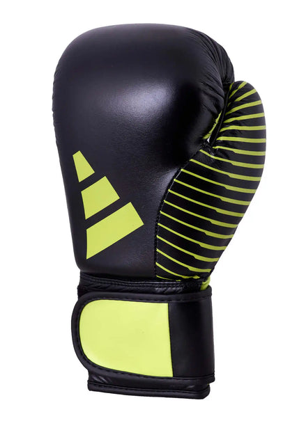 Adidas Kickboxing Wettkampf Boxhandschuhe 10oz Schwarz/Neon Grün