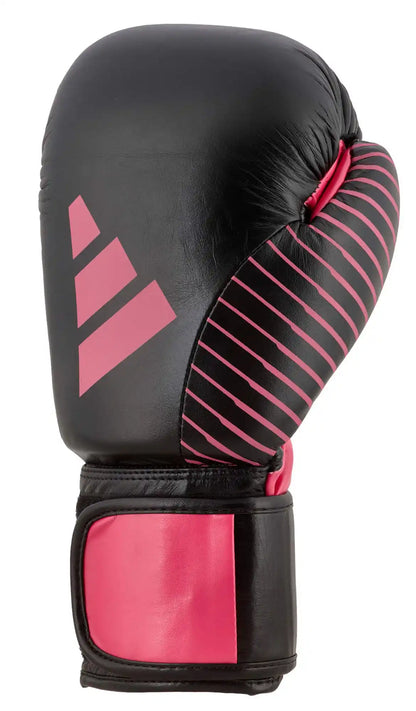 Adidas Kickboxing Wettkampf Boxhandschuhe 10oz Schwarz/Pink