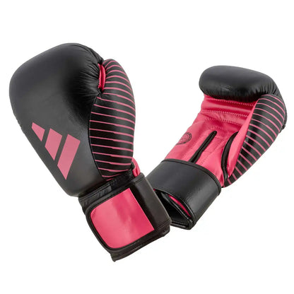 Adidas Kickboxing Wettkampf Boxhandschuhe 10oz Schwarz/Pink