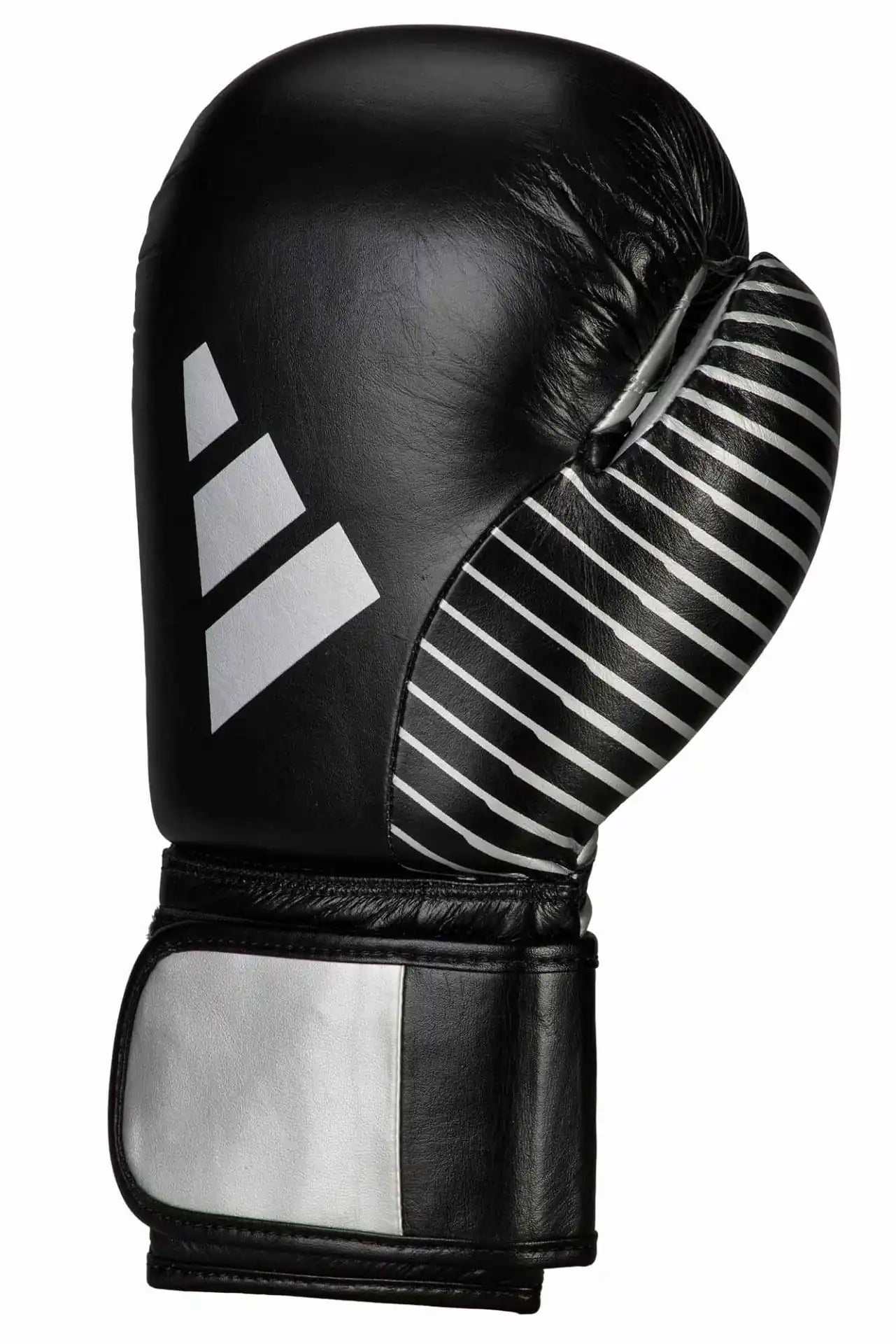 Adidas Kickboxing Wettkampf Boxhandschuhe Schwarz/Silber