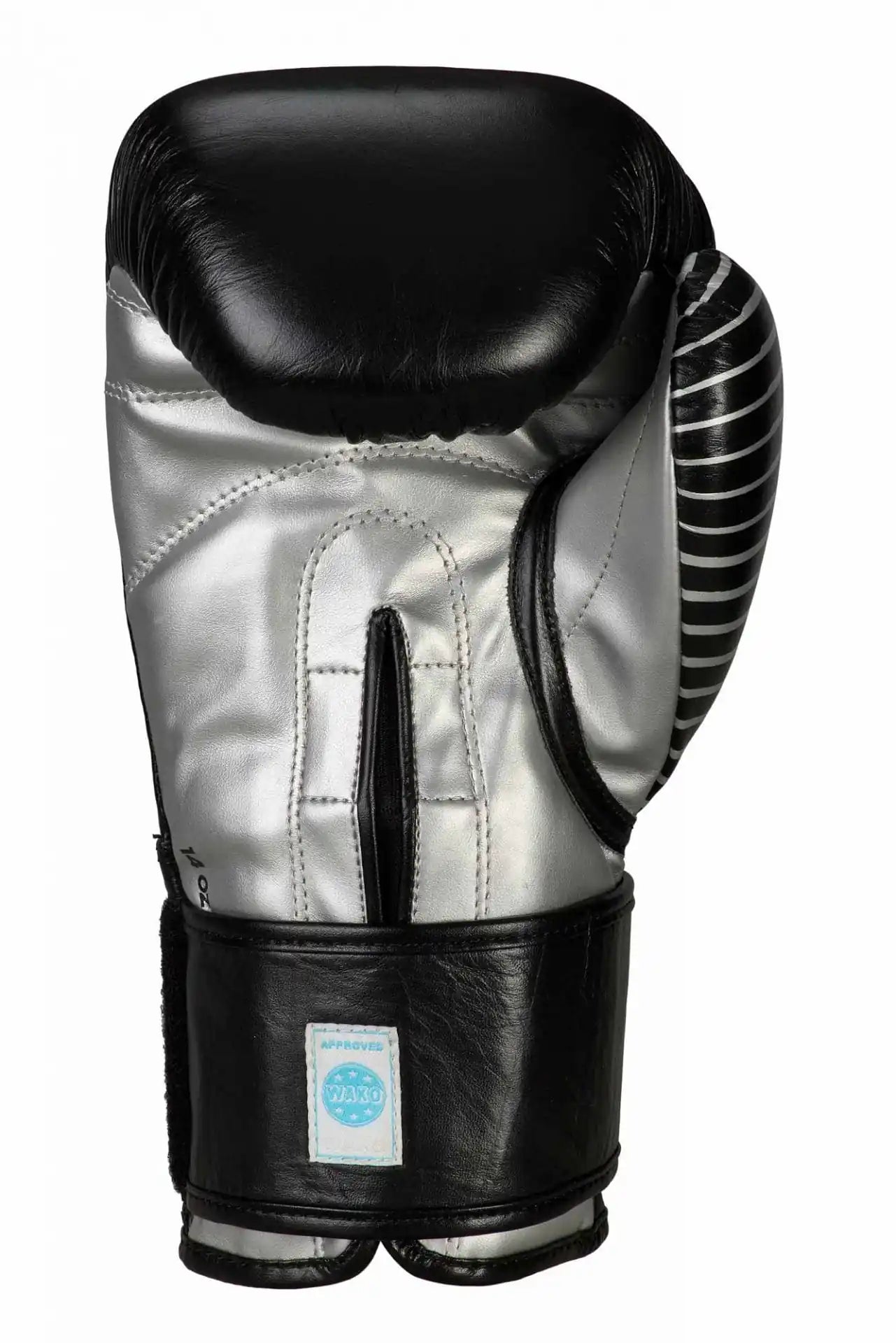 Adidas Kickboxing Wettkampf Boxhandschuhe Schwarz/Silber