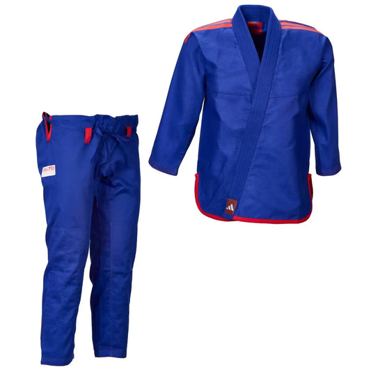 Adidas Kinder BJJ Anzug Rookie 2.0 Blau