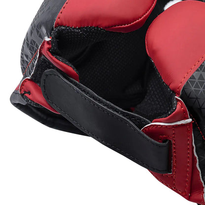 Adidas Kopfschutz Combat 50 Rot/Schwarz