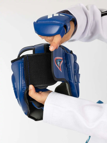 Adidas Kopfschutz Speed Super Pro JJIF Blau