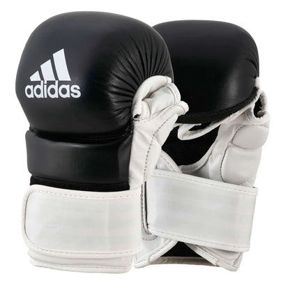 Adidas MMA Sparring Handschuhe Schwarz/Weiß