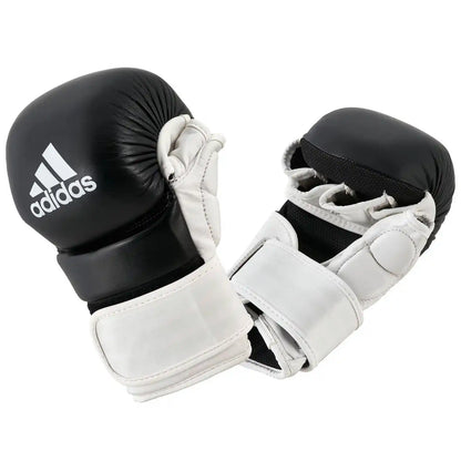 Adidas MMA Sparring Handschuhe Schwarz/Weiß