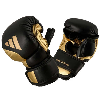 Adidas MMA Sparring Handschuhe Speed Tilt 450 Schwarz/Gold