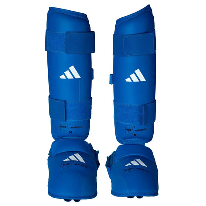 Adidas Schienbein & Spannschutz WKF approved Blau