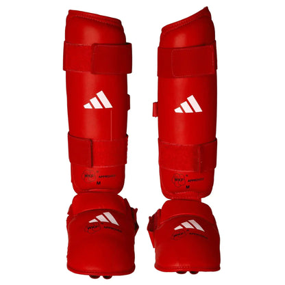 Adidas Schienbein & Spannschutz WKF approved Rot