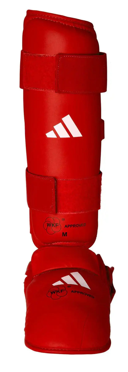 Adidas Schienbein & Spannschutz WKF approved Rot