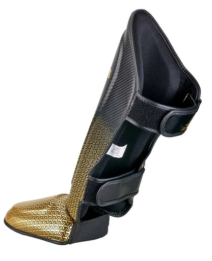 Adidas Schienbeinschoner Pro Kickboxing Schwarz/Gold