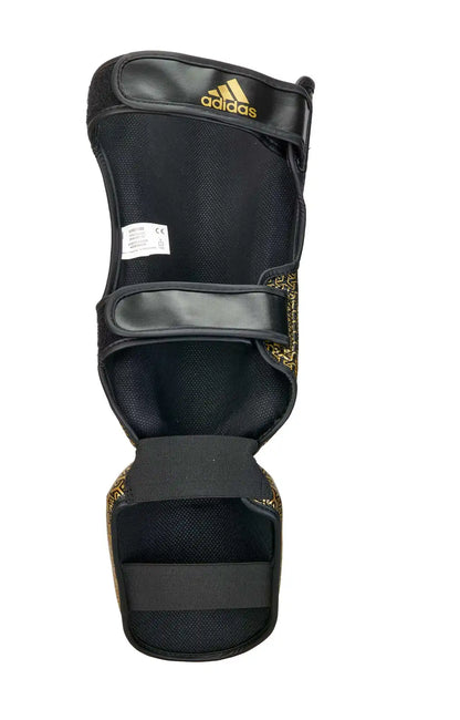 Adidas Schienbeinschoner Pro Kickboxing Schwarz/Gold