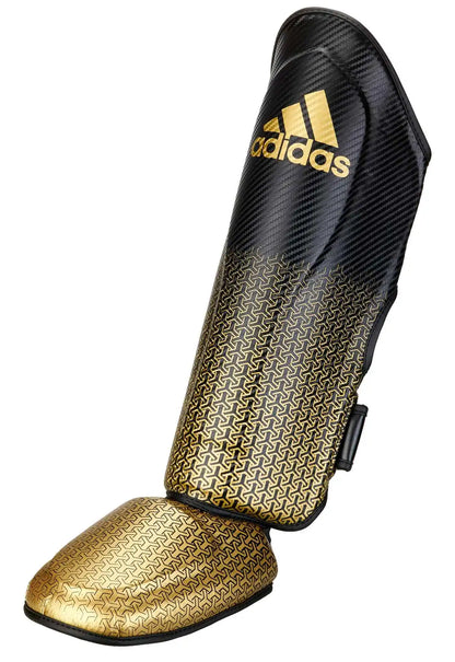 Adidas Schienbeinschoner Pro Kickboxing Schwarz/Gold
