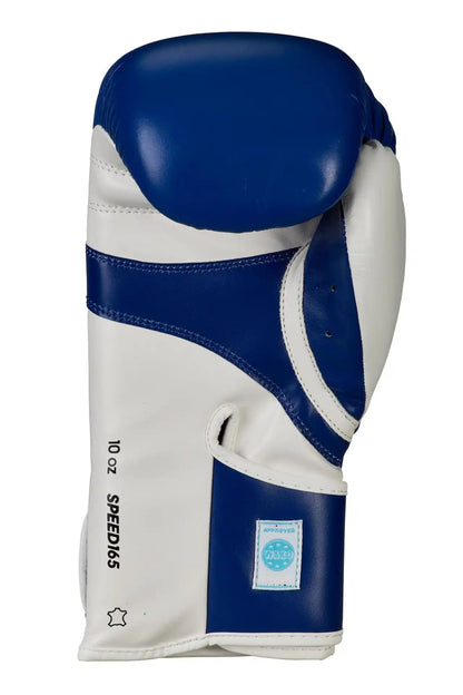 Adidas Wettkampf Boxhandschuhe SPEED 165 Blau Leder 10oz