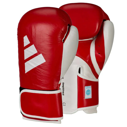 Adidas Wettkampf Boxhandschuhe SPEED 165 Rot Leder 10oz