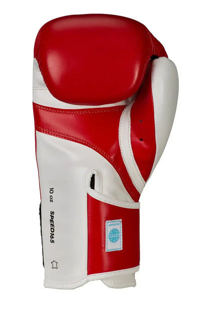Adidas Wettkampf Boxhandschuhe SPEED 165 Rot Leder 10oz
