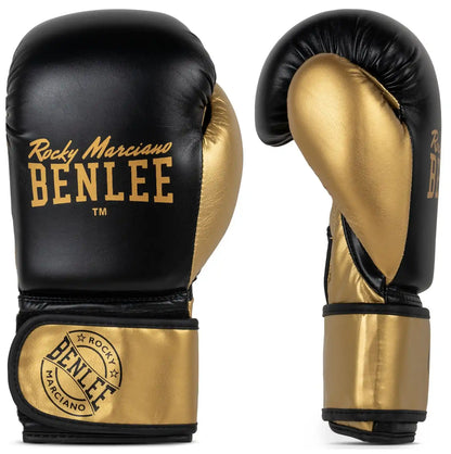 BENLEE Rocky Marciano Boxhandschuhe Carlos Schwarz/Gold