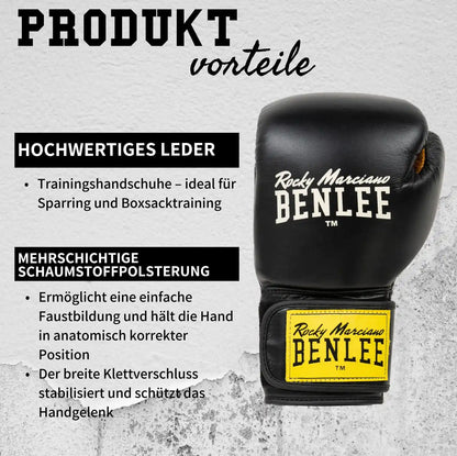 BENLEE Rocky Marciano Boxhandschuhe Evans Schwarz