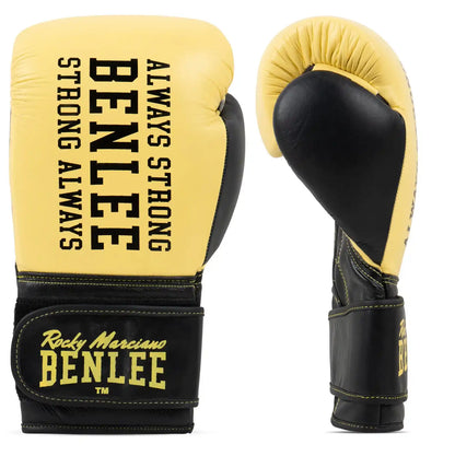 BENLEE Rocky Marciano Boxhandschuhe Hardwood - Gelb/Schwarz