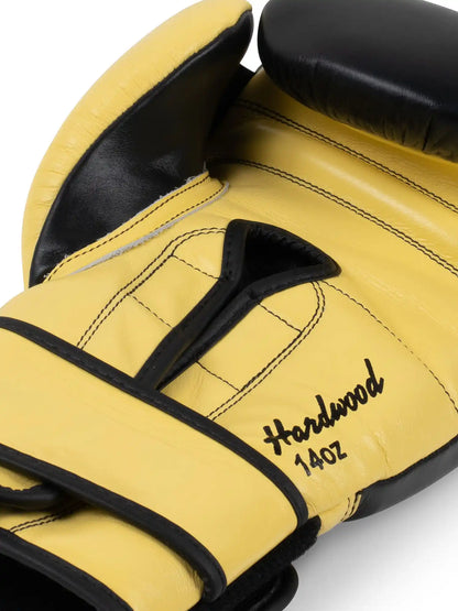 BENLEE Rocky Marciano Boxhandschuhe Hardwood - Schwarz/Gelb