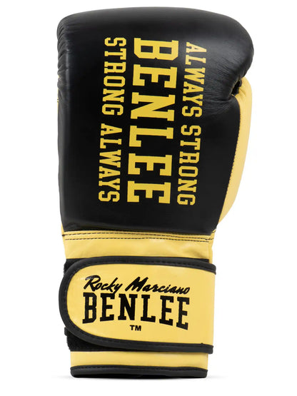 BENLEE Rocky Marciano Boxhandschuhe Hardwood - Schwarz/Gelb