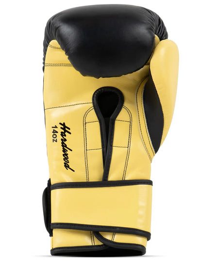 BENLEE Rocky Marciano Boxhandschuhe Hardwood - Schwarz/Gelb