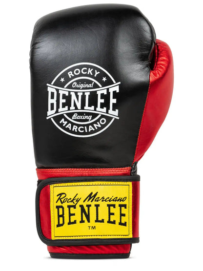 BENLEE Rocky Marciano Boxhandschuhe Metalshire Schwarz/Rot