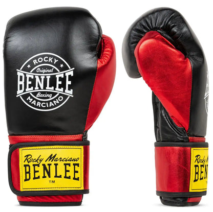 BENLEE Rocky Marciano Boxhandschuhe Metalshire Schwarz/Rot
