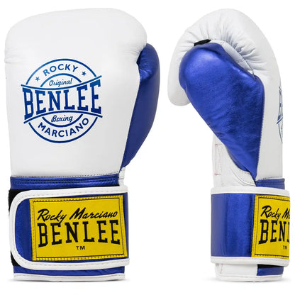 BENLEE Rocky Marciano Boxhandschuhe Metalshire Weiß/Blau