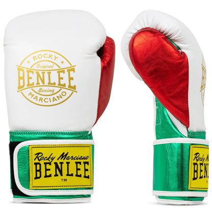 BENLEE Rocky Marciano Boxhandschuhe Metalshire Weiß/Grün