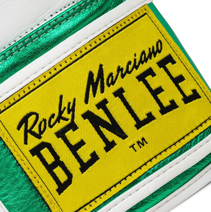 BENLEE Rocky Marciano Boxhandschuhe Metalshire Weiß/Grün