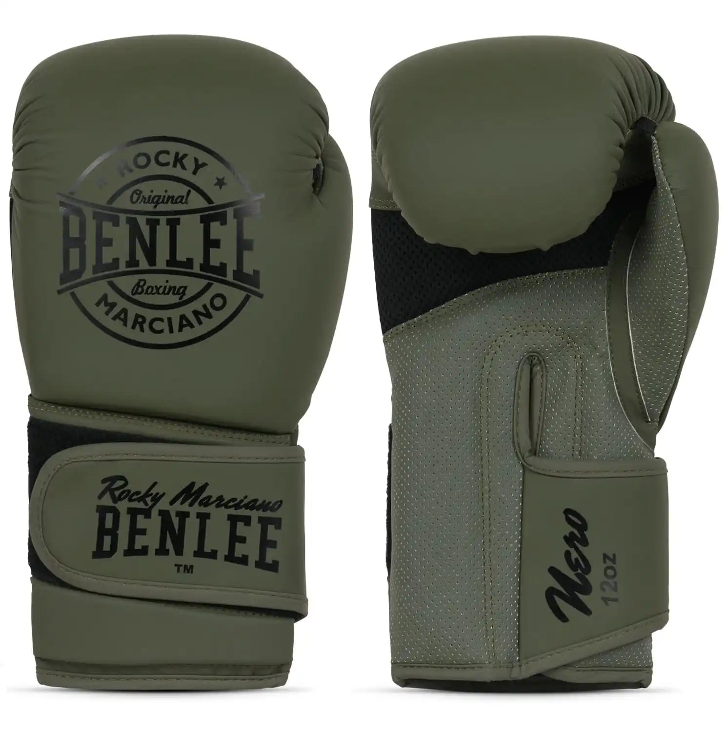 BENLEE Rocky Marciano Boxhandschuhe NERO Olive