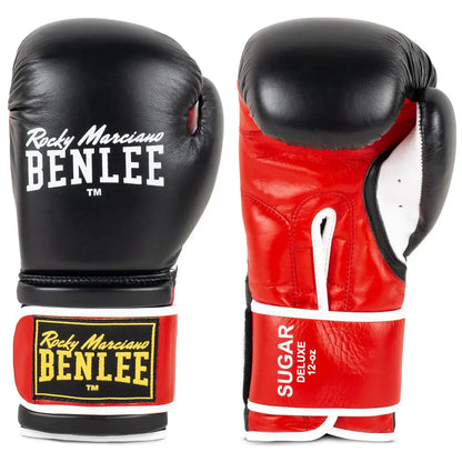 BENLEE Rocky Marciano Boxhandschuhe Sugar Deluxe Schwarz/Rot