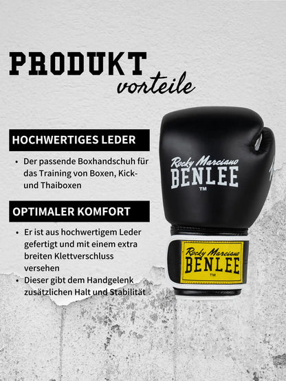 BENLEE Rocky Marciano Boxhandschuhe Tough Schwarz